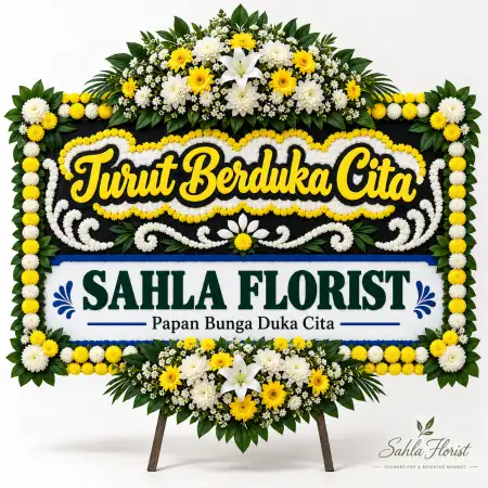 Papan Bunga Duka Kemuning Palembang