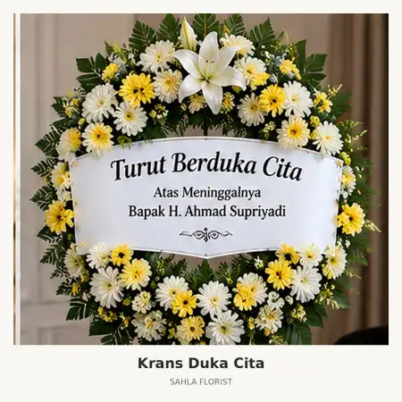 Krans Bunga Duka Kemuning Palembang
